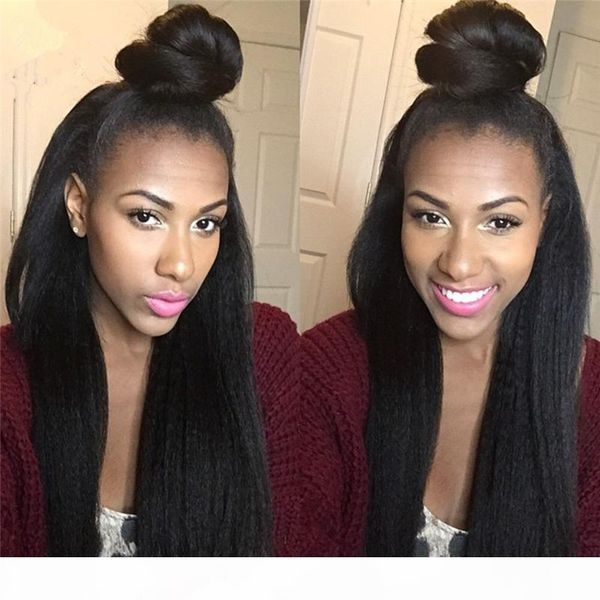 aaaaaaa malaysian lace front wigs yaki straight full lace human hair wigs for black women baby hair around, Black;brown
aaaaaaa malaysian lace front wigs yaki straight full lace human hair wigs for black women baby hair around, Black;brown