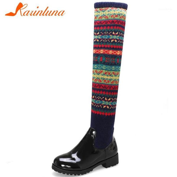 boots karin plus size 33-46 female stretch slim round toe med heels thigh high women over the knee shoes1, Black
boots karin plus size 33-46 female stretch slim round toe med heels thigh high women over the knee shoes1, Black
