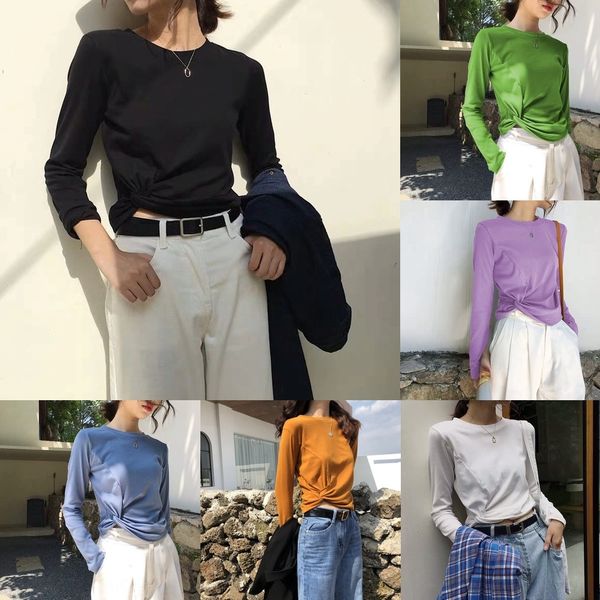 etmyx t-shirt silk spring milled long sleeve for female students in and double autumn period high waist milk t-shirt and navel exposed short, White
etmyx t-shirt silk spring milled long sleeve for female students in and double autumn period high waist milk t-shirt and navel exposed short, White