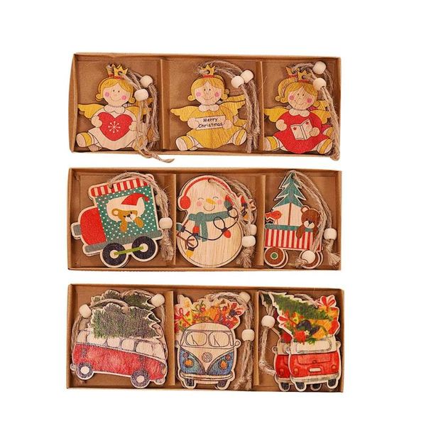 6pcs cute christmas painted wooden angel/snowman/car tree pendant craft xmas hanging ornament kids gift party decorations
6pcs cute christmas painted wooden angel/snowman/car tree pendant craft xmas hanging ornament kids gift party decorations