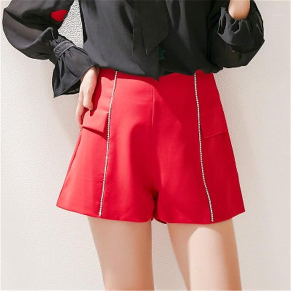 summer shorts for women 2020 casual loose wide leg shorts female temperament zipper mid waist red short no pocket m-xl rm501581, White;black
summer shorts for women 2020 casual loose wide leg shorts female temperament zipper mid waist red short no pocket m-xl rm501581, White;black