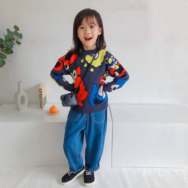 doll cartoon pattern knitted children sweater, winter cool boy and girl warm pullover 00953, Blue
doll cartoon pattern knitted children sweater, winter cool boy and girl warm pullover 00953, Blue