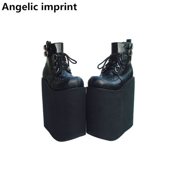 angelic imprint mori girl women motorcycle punk shoes lady super high heels lolita ankle boots woman princess dress pumps 20cm 1026, Black
angelic imprint mori girl women motorcycle punk shoes lady super high heels lolita ankle boots woman princess dress pumps 20cm 1026, Black