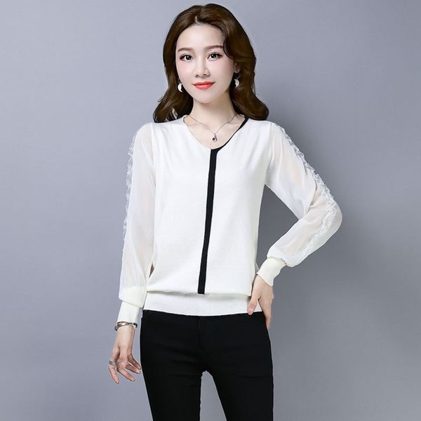 krhhb 2020 t-shirt autumn women's loose v-neck autumn fashion yarn sleeve striped new 2020 new thin women's loose v-neck thin fash, White;black
krhhb 2020 t-shirt autumn women's loose v-neck autumn fashion yarn sleeve striped new 2020 new thin women's loose v-neck thin fash, White;black