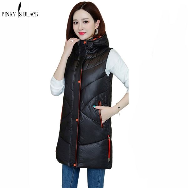 pinkyisblack women winter vest waistcoat new women long vest sleeveless jacket hooded down cotton winter warm vest female 201102, Black;white
pinkyisblack women winter vest waistcoat new women long vest sleeveless jacket hooded down cotton winter warm vest female 201102, Black;white