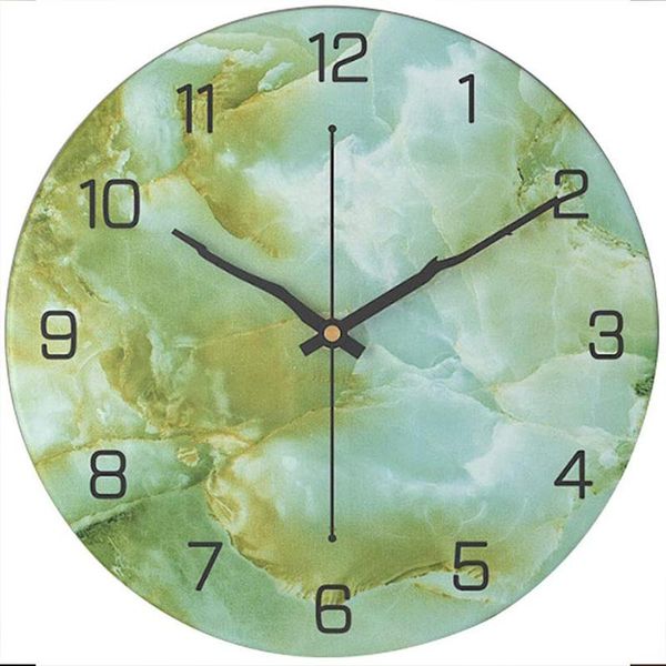 12 inch silent marble clock stylish and elegant silent creative wall clock living room decorative (green
12 inch silent marble clock stylish and elegant silent creative wall clock living room decorative (green
