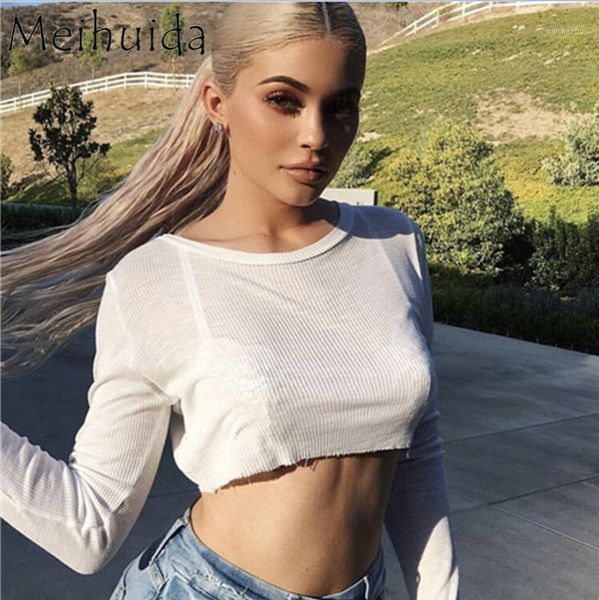 women crop see through early autumn spring long sleeve solid color tee fashion pullover for ladies female 2020 new1, White
women crop see through early autumn spring long sleeve solid color tee fashion pullover for ladies female 2020 new1, White
