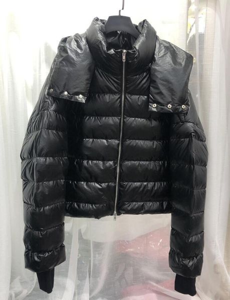 2021 new large natural skin with hood -20-proof dwaterproof water jacket loose short down female parka blazers oversize 96zn, Black
2021 new large natural skin with hood -20-proof dwaterproof water jacket loose short down female parka blazers oversize 96zn, Black