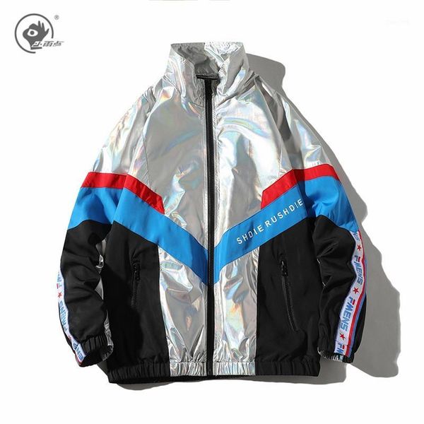 little rain youth men patchwork streetwear reflective jacket mens harajukiu windbreaker male korean fashions vintage jackets1, Black;brown
little rain youth men patchwork streetwear reflective jacket mens harajukiu windbreaker male korean fashions vintage jackets1, Black;brown