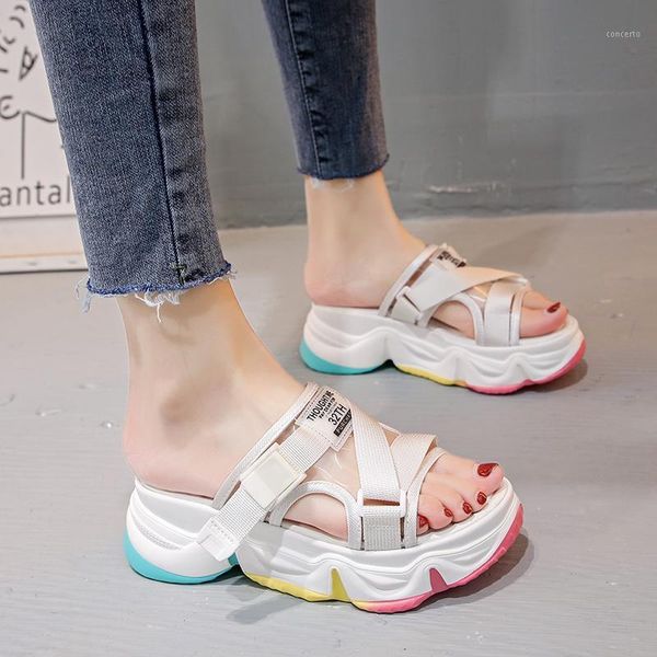 woman comfortable platform heels slippers colorful bottom wedge sandals women summer fashion yellow pvc gladiator shoes1, Black
woman comfortable platform heels slippers colorful bottom wedge sandals women summer fashion yellow pvc gladiator shoes1, Black