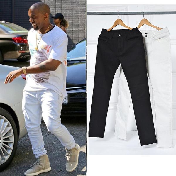 men's pants black white elastic street fashion slim fitness male casual jogger men skinny jeans west1
men's pants black white elastic street fashion slim fitness male casual jogger men skinny jeans west1
