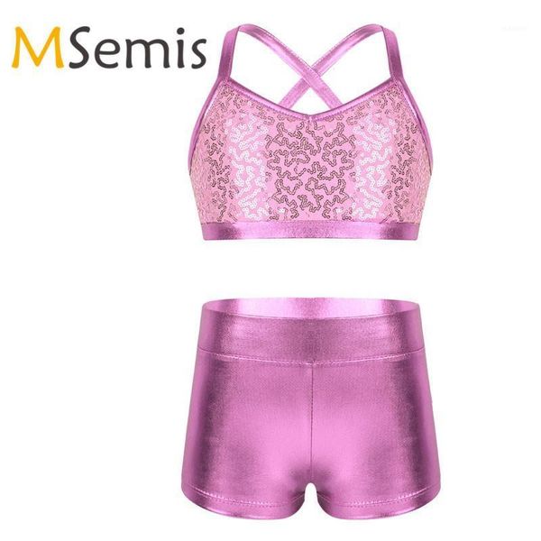 2pcs kids girls ballet tank with shorts swimsuit for gymnastics shoulder straps shiny sequins bottoms set tankini outfit1, Black;red
2pcs kids girls ballet tank with shorts swimsuit for gymnastics shoulder straps shiny sequins bottoms set tankini outfit1, Black;red