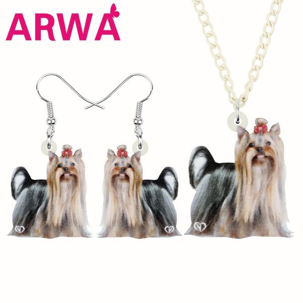 arwa acrylic brown sweet standing yorkshire dog jewelry sets cute animal pets necklace earrings for women girls kid trendy gift, Silver
arwa acrylic brown sweet standing yorkshire dog jewelry sets cute animal pets necklace earrings for women girls kid trendy gift, Silver