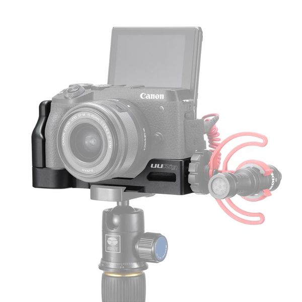 lighting & studio accessories uurig arca quick release l plate for m6 mark ii with cold shoe 1/4 screw to microphone
lighting & studio accessories uurig arca quick release l plate for m6 mark ii with cold shoe 1/4 screw to microphone