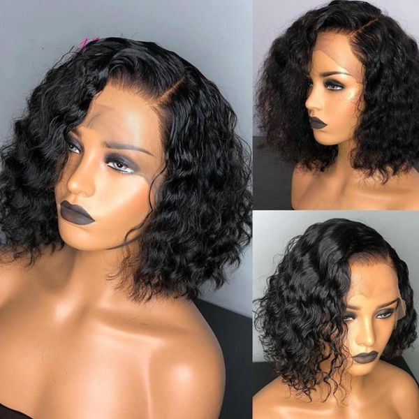 curly lace front human hair bob wigs with baby hair brazilian virgin lace frontal human hair wigs for women pre-plucked wig, Black;brown
curly lace front human hair bob wigs with baby hair brazilian virgin lace frontal human hair wigs for women pre-plucked wig, Black;brown