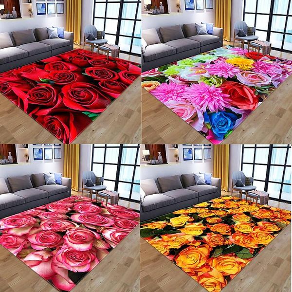 carpets large rose flower 3d printing crystal velvet suede carpet encrypted anti-skid area rugs floor mat for living room
carpets large rose flower 3d printing crystal velvet suede carpet encrypted anti-skid area rugs floor mat for living room