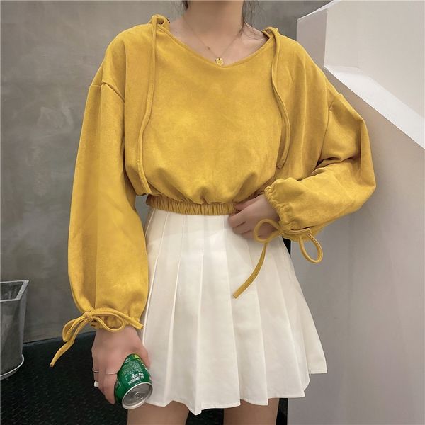 dress women long sleeve korean autumn dress 2020 new lazy style loose v-neck hoodie sweater short hoodie o oi sweater women 2sglk, Black
dress women long sleeve korean autumn dress 2020 new lazy style loose v-neck hoodie sweater short hoodie o oi sweater women 2sglk, Black