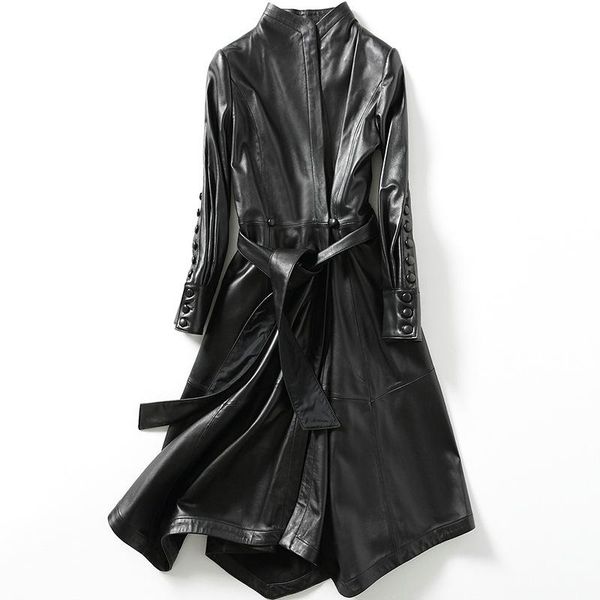 women's real genuine leather jacket 100% sheepskin women clothes streetwear windbreaker mujeres abrigos cjx8180a lxr31, Black
women's real genuine leather jacket 100% sheepskin women clothes streetwear windbreaker mujeres abrigos cjx8180a lxr31, Black