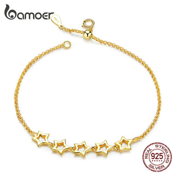 bamoer stars chain bracelet for women gold color real 925 sterling silver fashion jewelry anit-allorgy gifts for girl scb162 1028, Black
bamoer stars chain bracelet for women gold color real 925 sterling silver fashion jewelry anit-allorgy gifts for girl scb162 1028, Black