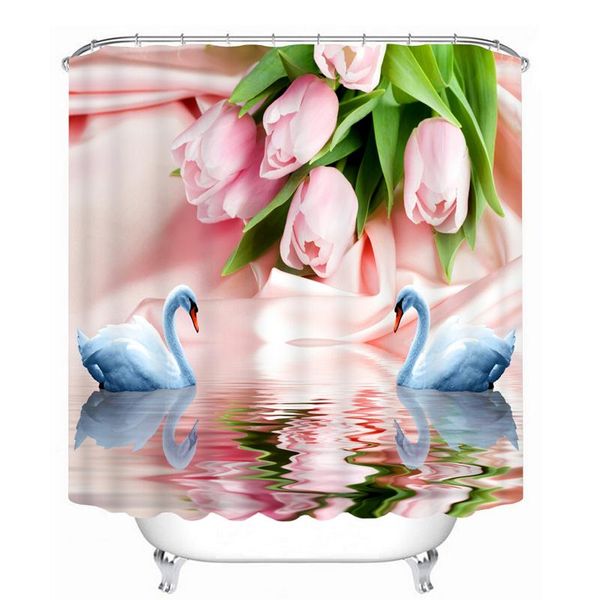 shower curtains 3d pink rose and swan lovers pattern bathroom waterproof washable bath curtain customizable
shower curtains 3d pink rose and swan lovers pattern bathroom waterproof washable bath curtain customizable
