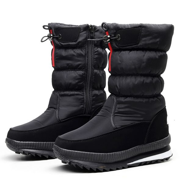 women snow platforms thick drop standing in the water share fashion boots winter cow shoes warm botas mujer 94qf, Black
women snow platforms thick drop standing in the water share fashion boots winter cow shoes warm botas mujer 94qf, Black