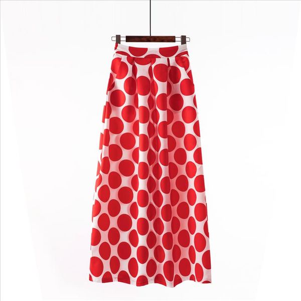 3xl plus size polka dot skirts womens vintage swing a line empire elastic red long maxi skirt with pockets summer autumn, Black
3xl plus size polka dot skirts womens vintage swing a line empire elastic red long maxi skirt with pockets summer autumn, Black