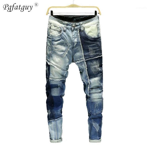 spring and autumn stitching jeans men's motorcycle pants street style hip hop stretch jeans vintage ripped hole denim pants1, Blue
spring and autumn stitching jeans men's motorcycle pants street style hip hop stretch jeans vintage ripped hole denim pants1, Blue