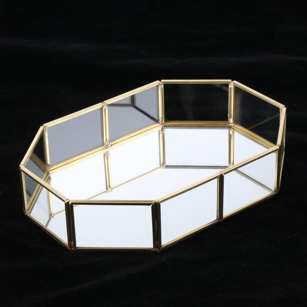 fashion brass glass jewelry display tray cosmetic organizer storage box dessert plate decorative tray, Pink;blue
fashion brass glass jewelry display tray cosmetic organizer storage box dessert plate decorative tray, Pink;blue