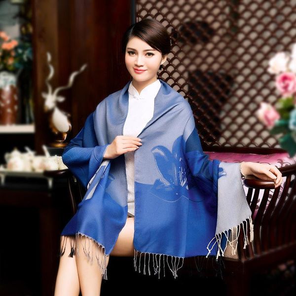 scarves winter scarf shawl women all-match poncho wrap female tippet stole ladies soft flower travel cape, Blue;gray
scarves winter scarf shawl women all-match poncho wrap female tippet stole ladies soft flower travel cape, Blue;gray