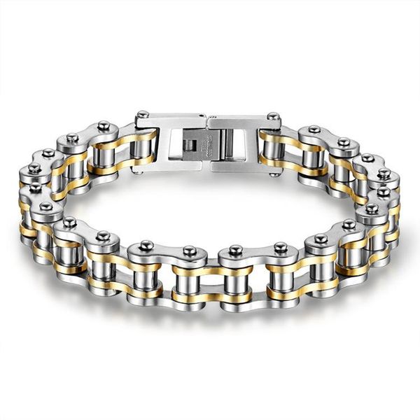 charm bracelets 4 color punk rock 316l stainless steel biker mens bracelet link chain motorcycle bike bicycle bangles jewelry, Golden;silver
charm bracelets 4 color punk rock 316l stainless steel biker mens bracelet link chain motorcycle bike bicycle bangles jewelry, Golden;silver
