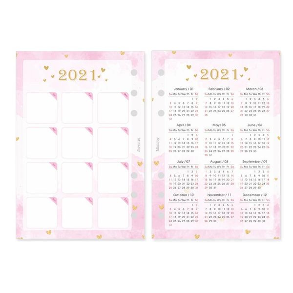 notepads fromthenon 2021 year calendar binder spiral notebook index divider a5a6 planner diary monthly plan agenda organizer stationery, Purple;pink
notepads fromthenon 2021 year calendar binder spiral notebook index divider a5a6 planner diary monthly plan agenda organizer stationery, Purple;pink