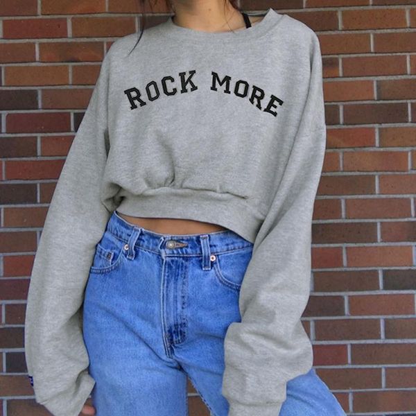 women's hoodies & sweatshirts 2021 autumn loose o neck pullovers cropped sweatshirt hip style punk rock more cop for women grey, Black
women's hoodies & sweatshirts 2021 autumn loose o neck pullovers cropped sweatshirt hip style punk rock more cop for women grey, Black