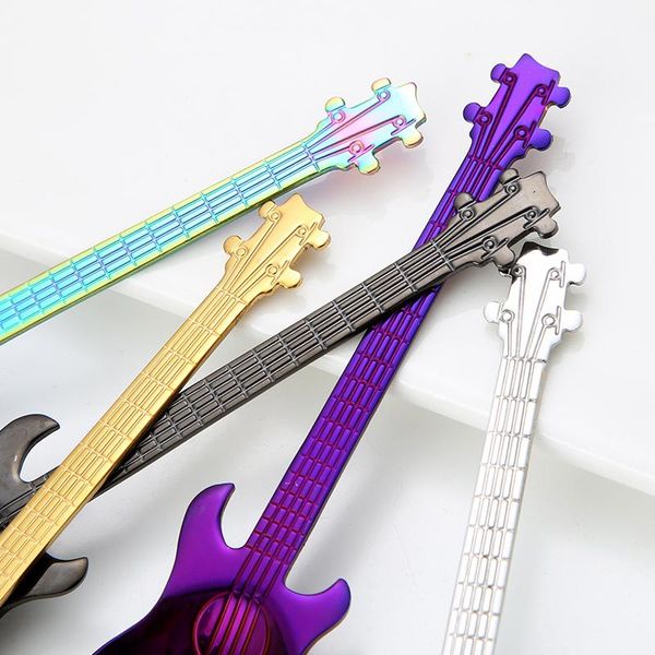 7pcs set stainless steel guitar teaspoon coffee spoon creative christmas gift fashion bar tableware for watermelon dessert h sqcymh
7pcs set stainless steel guitar teaspoon coffee spoon creative christmas gift fashion bar tableware for watermelon dessert h sqcymh