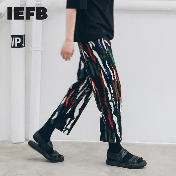 iefb men's colors stripe causal ankle-length pants korean trend loose casual straight wide leg pants 2021 spring new trousers1, Black
iefb men's colors stripe causal ankle-length pants korean trend loose casual straight wide leg pants 2021 spring new trousers1, Black