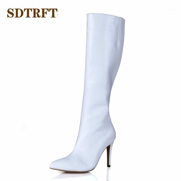 boots sdtrft spring autumn fashion botas mujer 10cm thin heels knee high pointed toe shoes woman white party pumps plus:35-42 431, Black
boots sdtrft spring autumn fashion botas mujer 10cm thin heels knee high pointed toe shoes woman white party pumps plus:35-42 431, Black