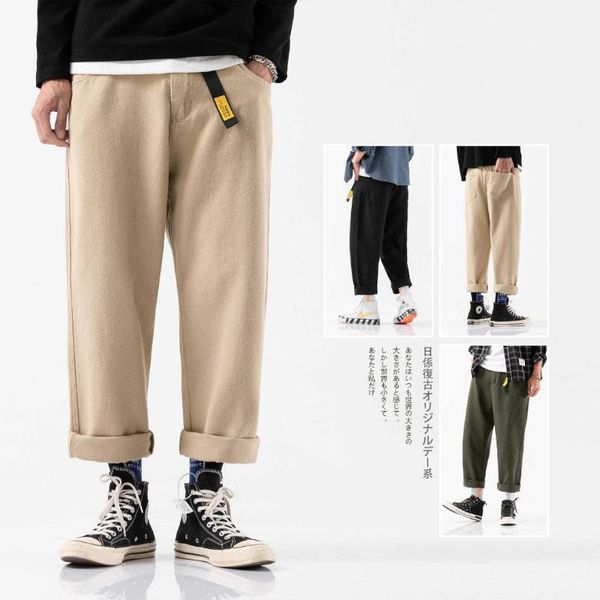 2019 men's loose leisure casual pants fashion straight pants trousers active elastic black/khaki/green color sweatpants m-2xl1
2019 men's loose leisure casual pants fashion straight pants trousers active elastic black/khaki/green color sweatpants m-2xl1