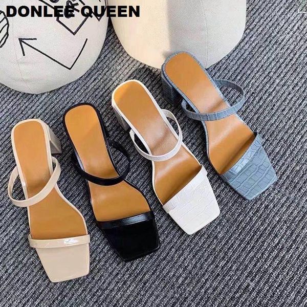 slippers women high heels sandals 2021 fashion square toe slip on slides narrow band summer shoes outdoor flip flops mujer1, Black
slippers women high heels sandals 2021 fashion square toe slip on slides narrow band summer shoes outdoor flip flops mujer1, Black
