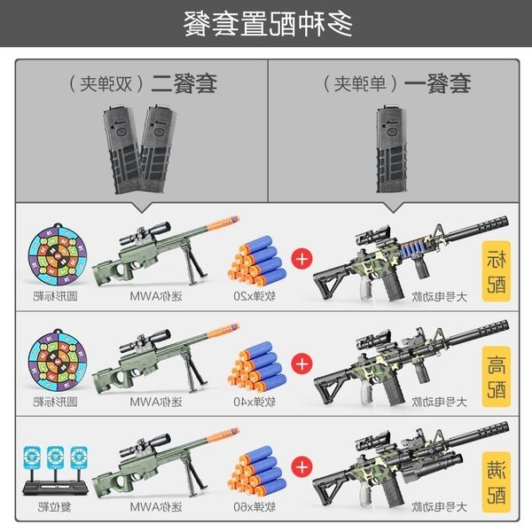 23electric continuous soft bullet children's toy large m416 machine gun fire simulation boy pistol eating chicken 10
23electric continuous soft bullet children's toy large m416 machine gun fire simulation boy pistol eating chicken 10