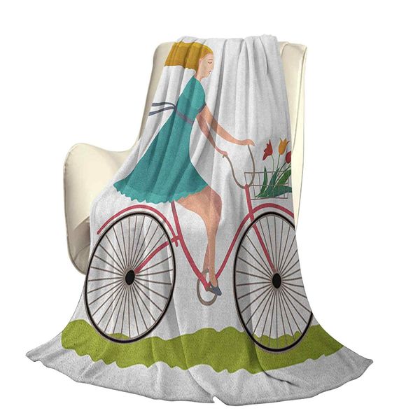 young woman on bike with basket of tulip flowers riding in the spring countrysideoffice leisure blankets
young woman on bike with basket of tulip flowers riding in the spring countrysideoffice leisure blankets