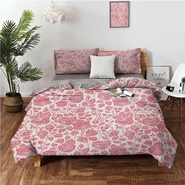 vintage pattern with roses gardening plants classical feminine compositionbedding 3-piece set
vintage pattern with roses gardening plants classical feminine compositionbedding 3-piece set