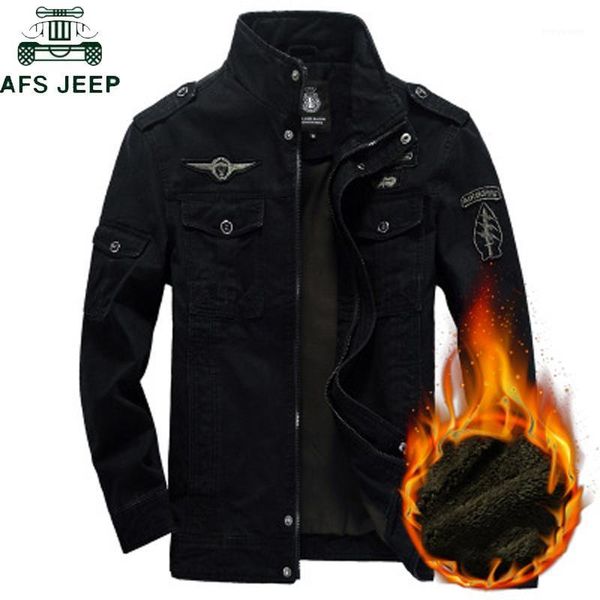 afs 2018 thick fleece winter tactical jacket men cotton stand collar plus size 6xl casual pilot jacket1, Black;brown
afs 2018 thick fleece winter tactical jacket men cotton stand collar plus size 6xl casual pilot jacket1, Black;brown