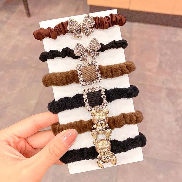 hair accessories vintage elegant bear butterfly metal rope scrunchies women girls elastic rubber bands tie holder ornament, Slivery;white
hair accessories vintage elegant bear butterfly metal rope scrunchies women girls elastic rubber bands tie holder ornament, Slivery;white