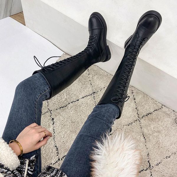 long boots women's knee-length riding boots 2020 new high riding leisure flat elastic fashion1, Black
long boots women's knee-length riding boots 2020 new high riding leisure flat elastic fashion1, Black