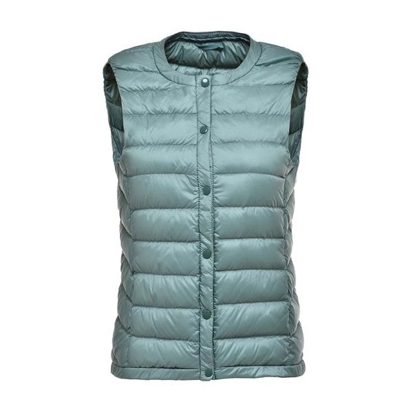women sleeveless vest coat autumn winter ultra light waistcoat female slim single breasted short white duck down jacket outwear, Black
women sleeveless vest coat autumn winter ultra light waistcoat female slim single breasted short white duck down jacket outwear, Black