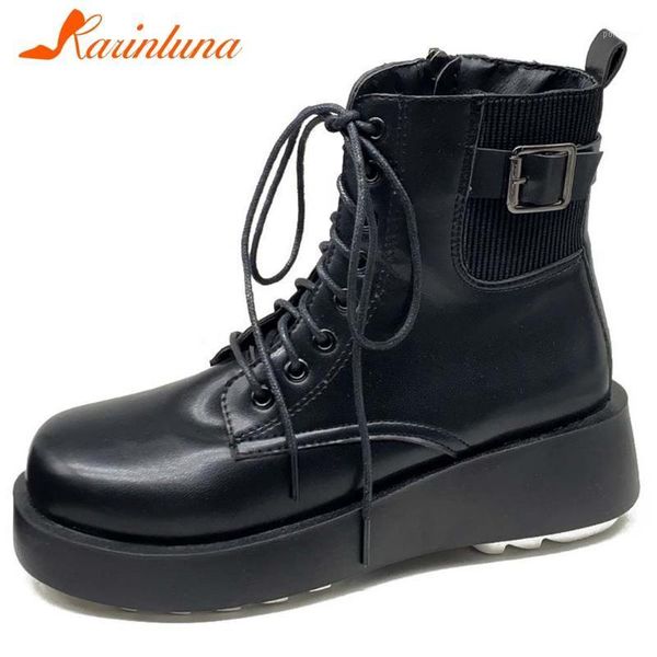 boots 2021 arrivals leiusre fashion shoes women gothic patchwork buckles wedges heels ankle booties lace-up1, Black
boots 2021 arrivals leiusre fashion shoes women gothic patchwork buckles wedges heels ankle booties lace-up1, Black