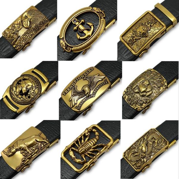 retro golden faucet belt men buckle jeans belt automatically buckles for men buckle strap for jeans men's belts luxury, Black;brown
retro golden faucet belt men buckle jeans belt automatically buckles for men buckle strap for jeans men's belts luxury, Black;brown