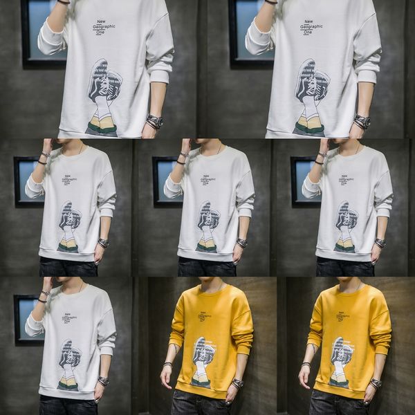 мужская 2020 top свитер осенью новые случайный свитером мужской шеи длинного рукава молодежной моды бренд свободного топ мужчины v2ol7, Black
мужская 2020 top свитер осенью новые случайный свитером мужской шеи длинного рукава молодежной моды бренд свободного топ мужчины v2ol7, Black