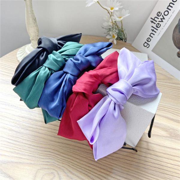 hair accessories sweet korean solid color big bow hairbands for women girls knot hairband ribbon headbands with satin gift
hair accessories sweet korean solid color big bow hairbands for women girls knot hairband ribbon headbands with satin gift