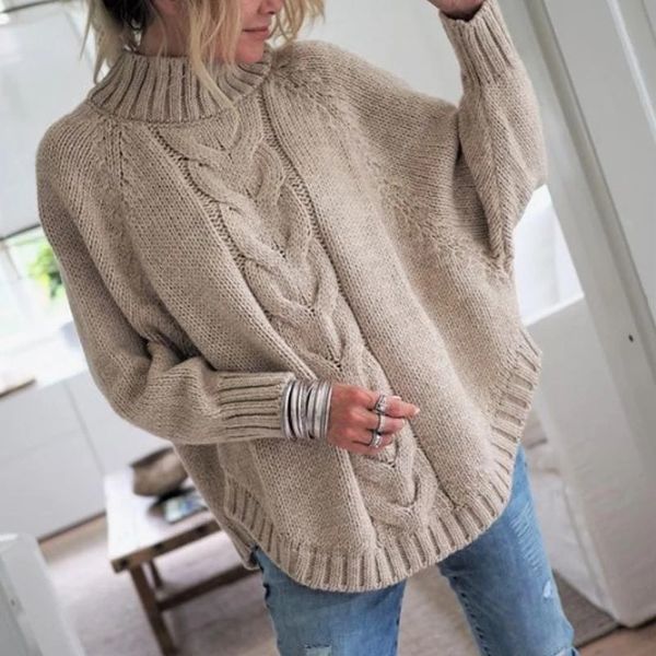 2021 new large knitted sweater sizes women solid mock neck sleeves long women's nightgown lady of the office winter clothes qxna, White;black
2021 new large knitted sweater sizes women solid mock neck sleeves long women's nightgown lady of the office winter clothes qxna, White;black