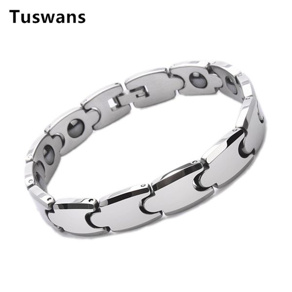 1 pc elegant simplicity mens/womens tungsten bracelet with magnetic therapy magnet lovers style chain bracelet gifts(tswb02) 0930, Black
1 pc elegant simplicity mens/womens tungsten bracelet with magnetic therapy magnet lovers style chain bracelet gifts(tswb02) 0930, Black